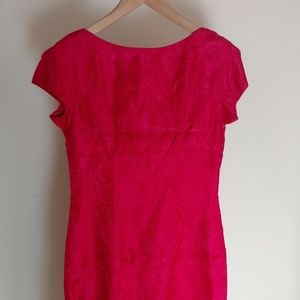 Vintage Red Shift Dress [Unlabeled size S/M]